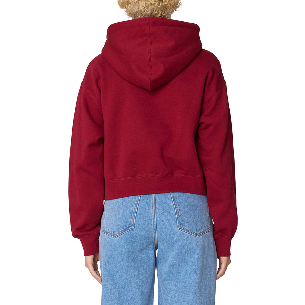 SUDADERA OBEY HANDWRITING CROPPED HOOD RHUBARB | Mechanic