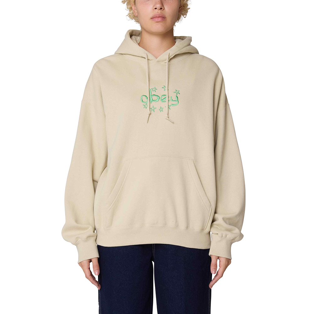 SUDADERA OBEY STARS SAND | Mechanic