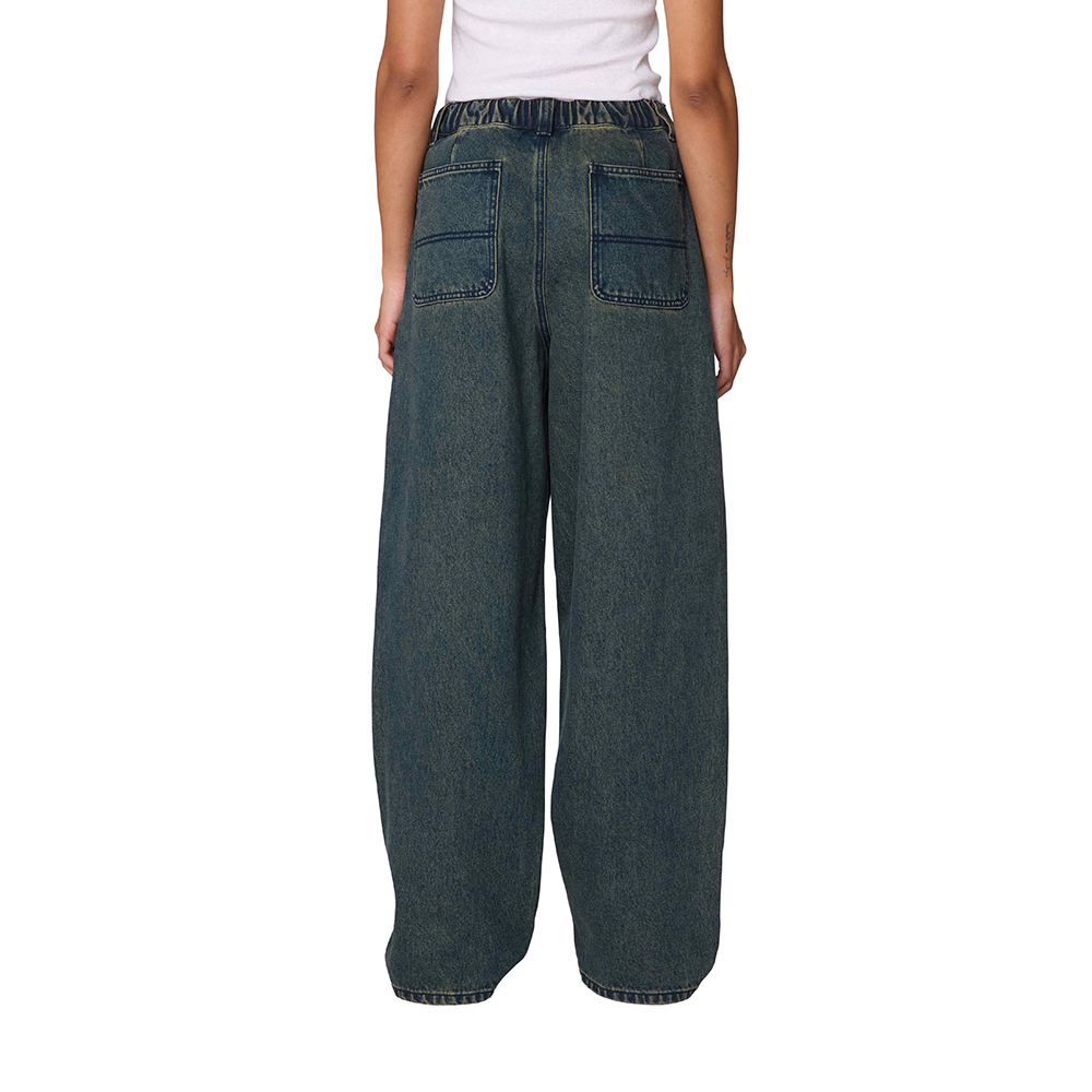 PANTALONES OBEY LEAH BAGGY DBL KNEE DENIM YELLOW TINT | Mechanic