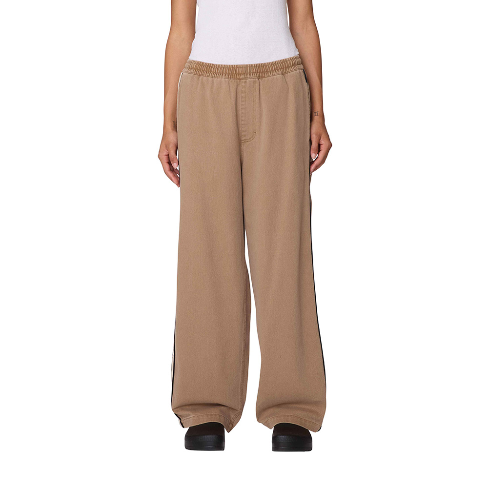 PANTALÓN OBEY ASTRID SIDE STRIPE PANT TAN FADED WASH | Mechanic