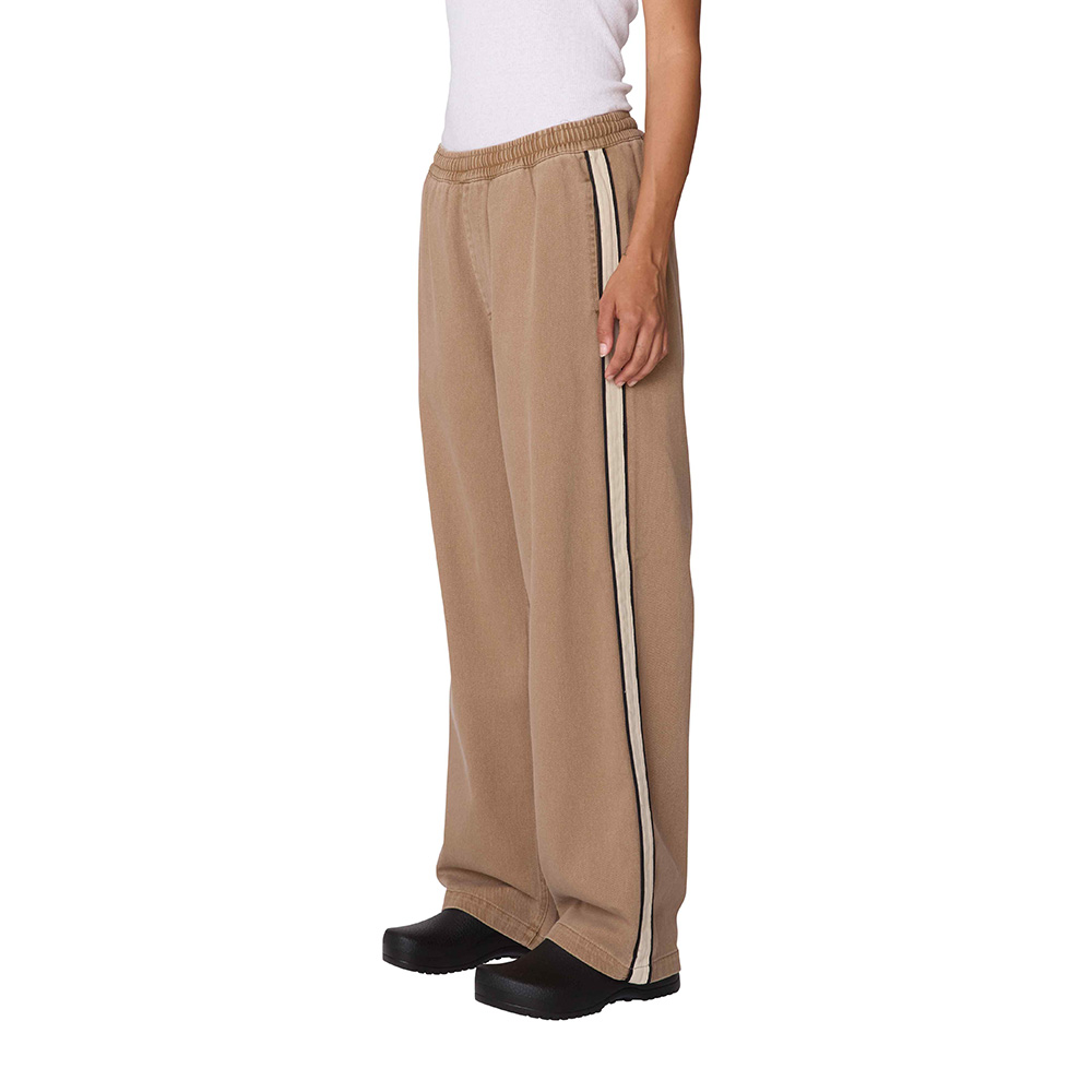PANTALÓN OBEY ASTRID SIDE STRIPE PANT TAN FADED WASH | Ropa Streetwear Online