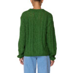 JERSEY OBEY ISABELLA LOOSE CABLE SWEATER CLOVER | Mechanic