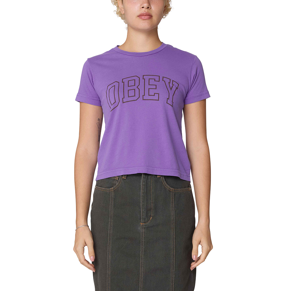 CAMISETE OBEY COLLEGIATE PURPLE OPULENCE | Mechanic