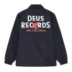CHAQUETA DEUS EX-MACHINA DEEP CUT COACH JACKET BLACK | Mechanic